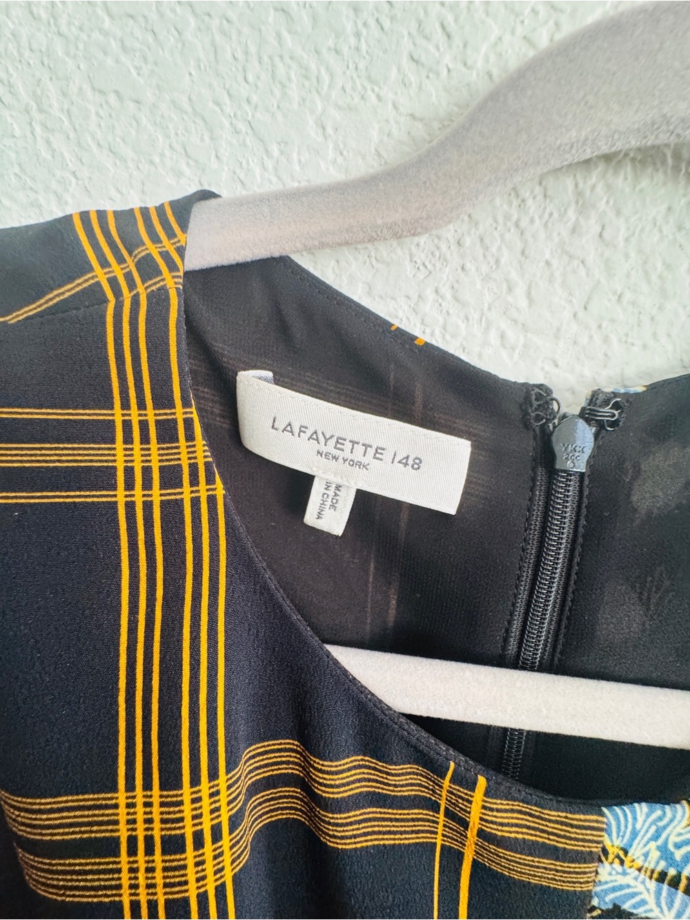 Lafayette 148 New York Mixed-Media Twist-Front Dress size 14 Luxury - Picture 7 of 14